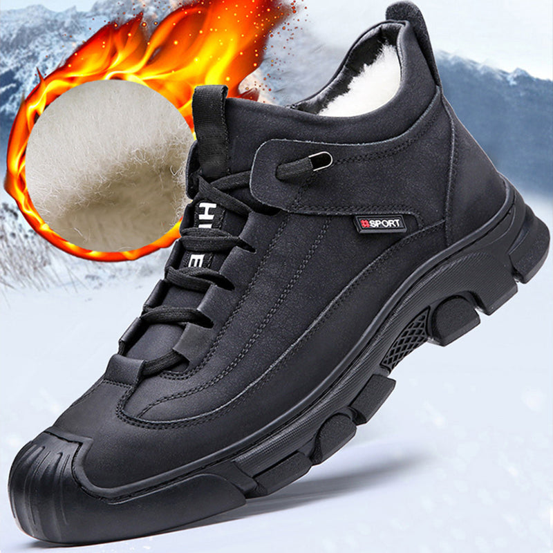 ✨✨ ALLE PRODUKTE 50% RABATT – ab nur 37,99 € pro Paar! JETZT ZUGREIFEN! ☃️[Wintergeschenk] Herren Sneaker aus Leder mit Kunstwollfutterg👟