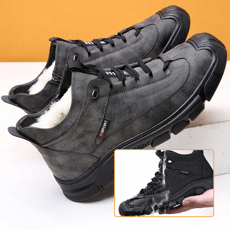 ✨✨ ALLE PRODUKTE 50% RABATT – ab nur 37,99 € pro Paar! JETZT ZUGREIFEN! ☃️[Wintergeschenk] Herren Sneaker aus Leder mit Kunstwollfutterg👟