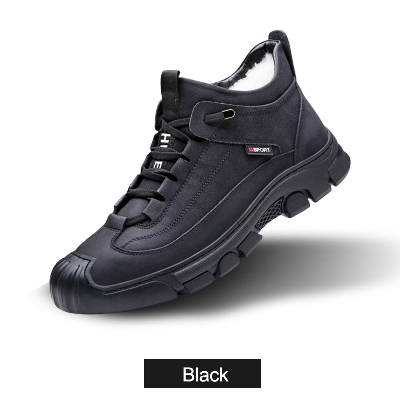✨✨ ALLE PRODUKTE 50% RABATT – ab nur 37,99 € pro Paar! JETZT ZUGREIFEN! ☃️[Wintergeschenk] Herren Sneaker aus Leder mit Kunstwollfutterg👟