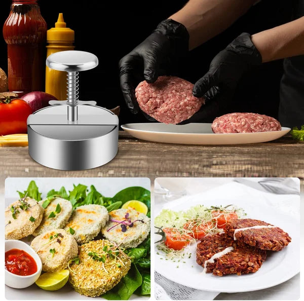 🔥🎁 2+1 GRATIS!!🥳💞 50K+ VERKAUFT! ⚡🍔Manuelle Fleischpresse für Hamburger-Patties