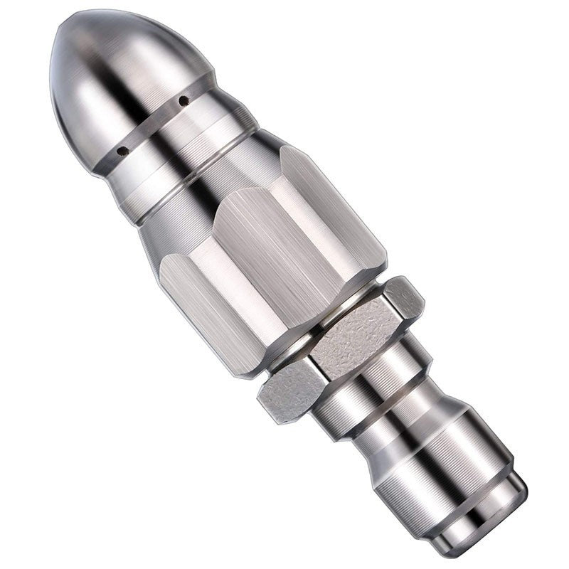 💥 2 kaufen, 1 gratis + 50 % Rabatt! 🔧 Edelstahl-Rohrreinigungsdüse (6500 PSI) – 1/4"-Schnellanschluss für Hochdruckreiniger