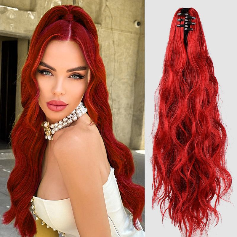 🔥 50% RABATT 💖🎀 Lockiger Pferdeschwanz mit Klammer für Damen
