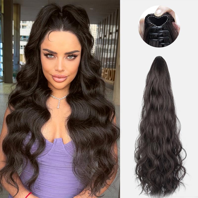 🔥 50% RABATT 💖🎀 Lockiger Pferdeschwanz mit Klammer für Damen
