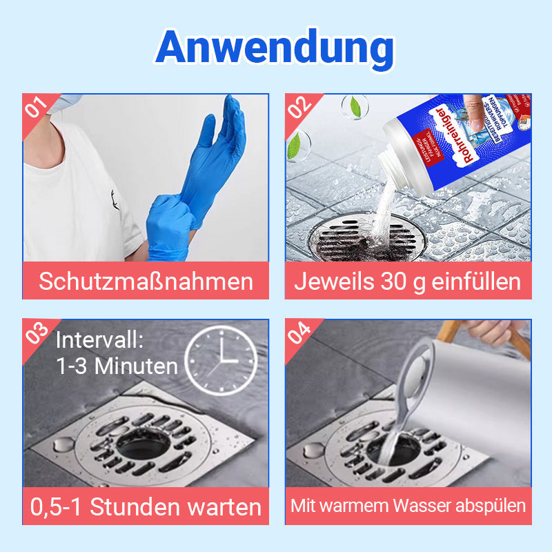 📢📢50 % Rabatt!! ⏰✨🧼Das Wesentliche für zu Hause - Leistungsstarkes Rohr-Baggermittel