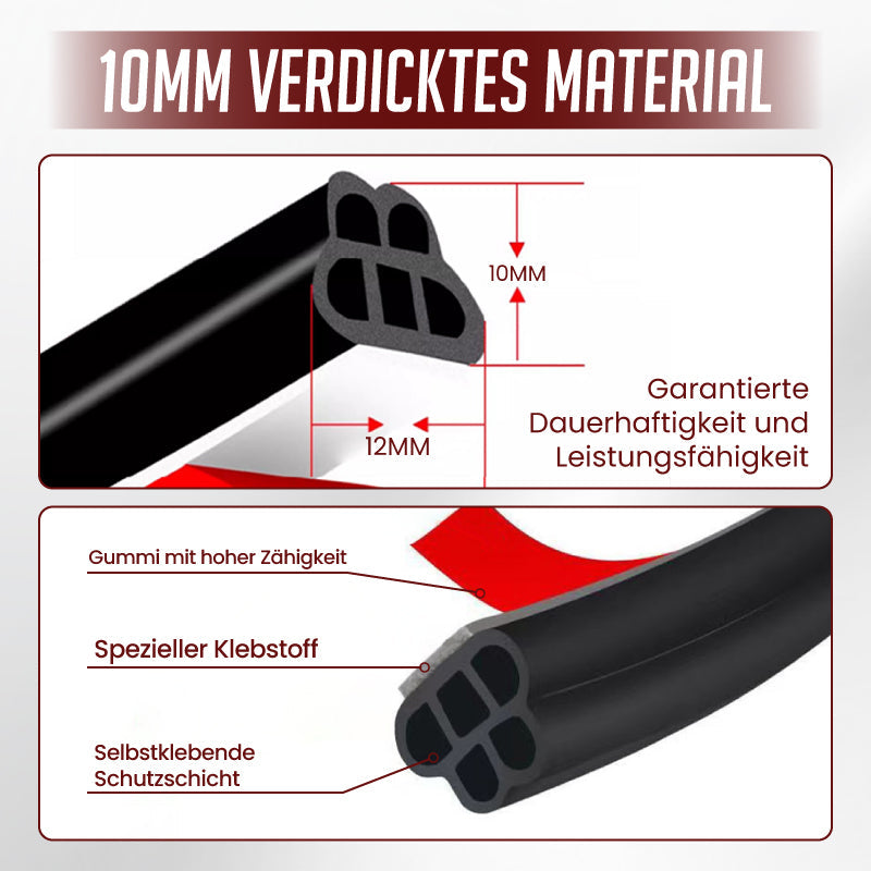 🚗 KAUFE 2, ERHALTE 1 GRATIS! 🔇 Staubdichtes Gummidichtband zur Lärmminderung für Auto – Einfache Montage, Effektive Abdichtung & Langlebiges Material 🛠️