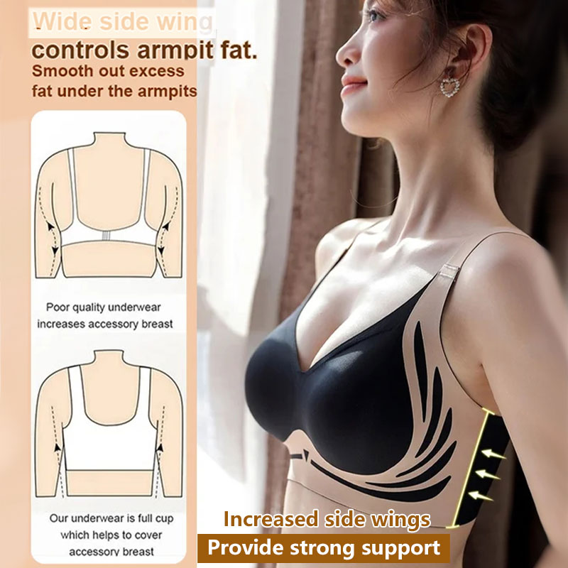 💕Bis zu 40% Rabatt🔥Hebender bügelloser Push-up-BH mit Anti-Sagging-Effekt