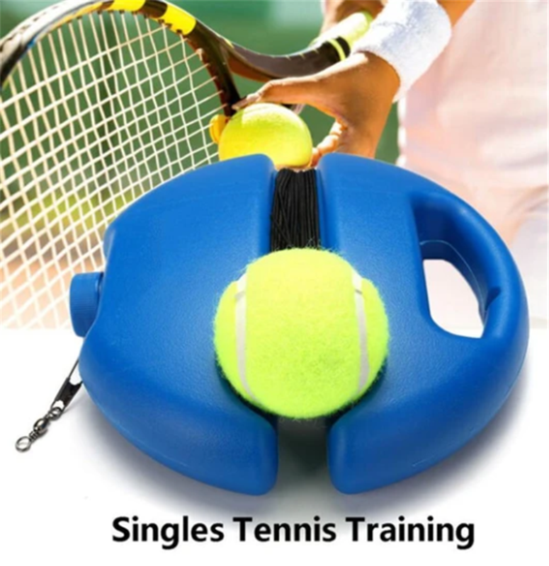 🎁 2+1 GRATIS!! 🎾 Tennis-Trainer mit Rückprallball – Praktisches Trainingsset für Garten, Park & Zuhause