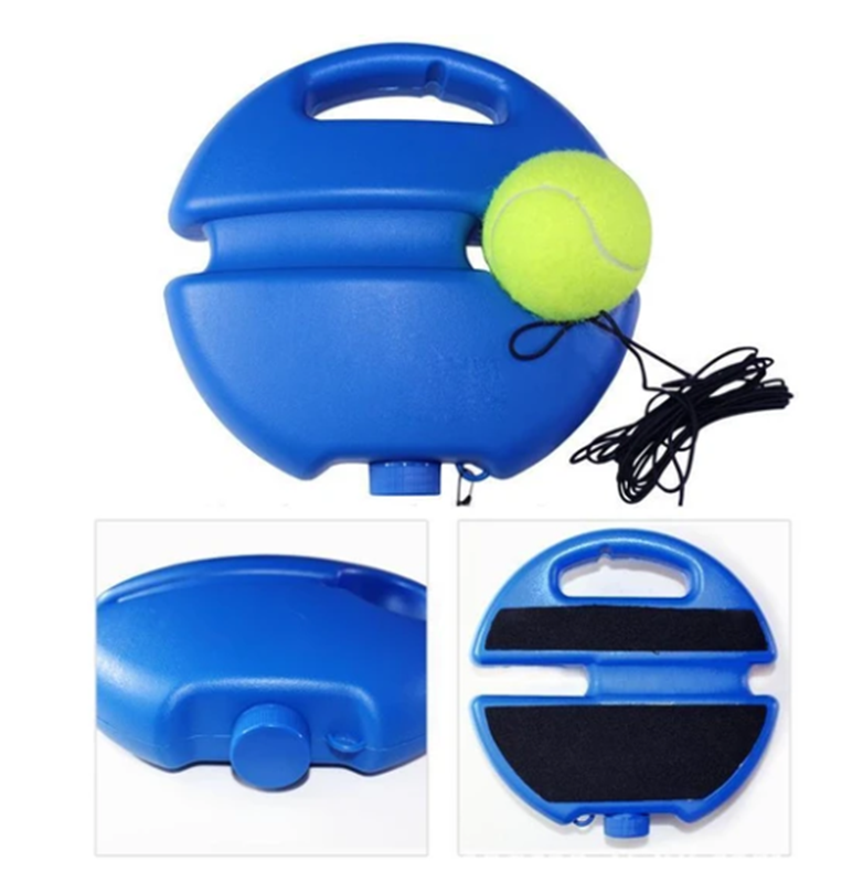 🎁 2+1 GRATIS!! 🎾 Tennis-Trainer mit Rückprallball – Praktisches Trainingsset für Garten, Park & Zuhause