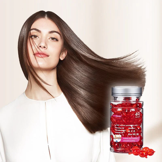 🔥 50 % Rabatt 🌿 Marokkanisches Öl & Vitamin-Haarpflegeserum – Tiefenpflege & Reparatur für geschädigtes Haar