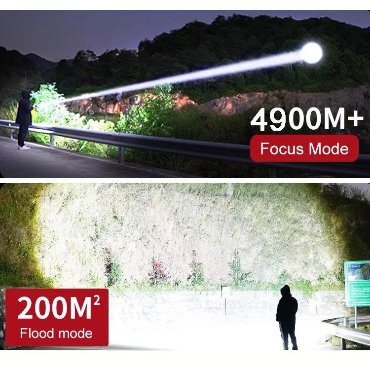 🔦 50% Rabatt + KAUF 2, ERHALT 1 GRATIS! 💥 Superstarke Zoom-Taschenlampe – extrem hell & wasserdicht – perfekt für Outdoor & Notfall!
