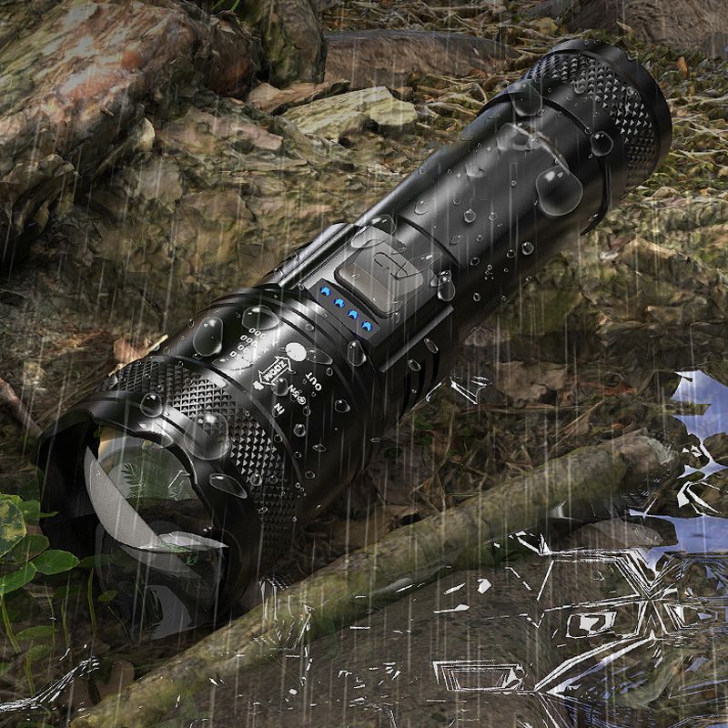 🔦 50% Rabatt + KAUF 2, ERHALT 1 GRATIS! 💥 Superstarke Zoom-Taschenlampe – extrem hell & wasserdicht – perfekt für Outdoor & Notfall!