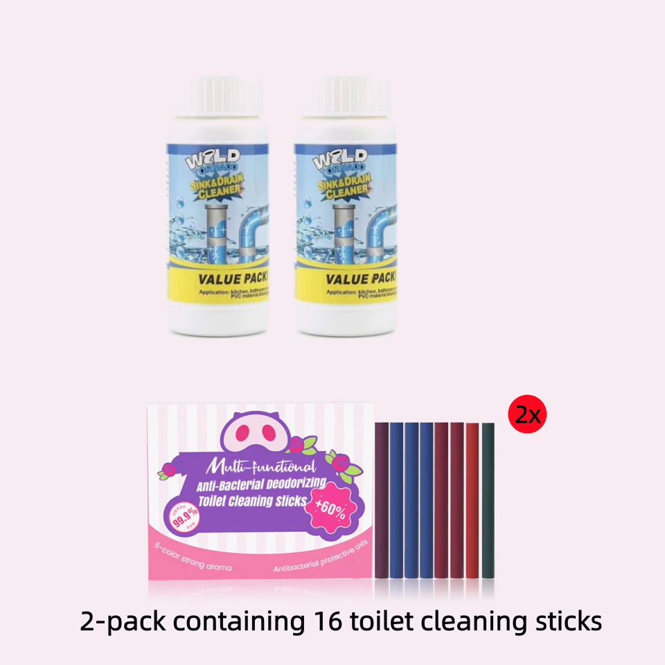 ⌛50 % Rabatt! 2 kaufen, 1 gratis dazu!🔥💦Kraftvoller Spülbecken- und Abflussreiniger🚰