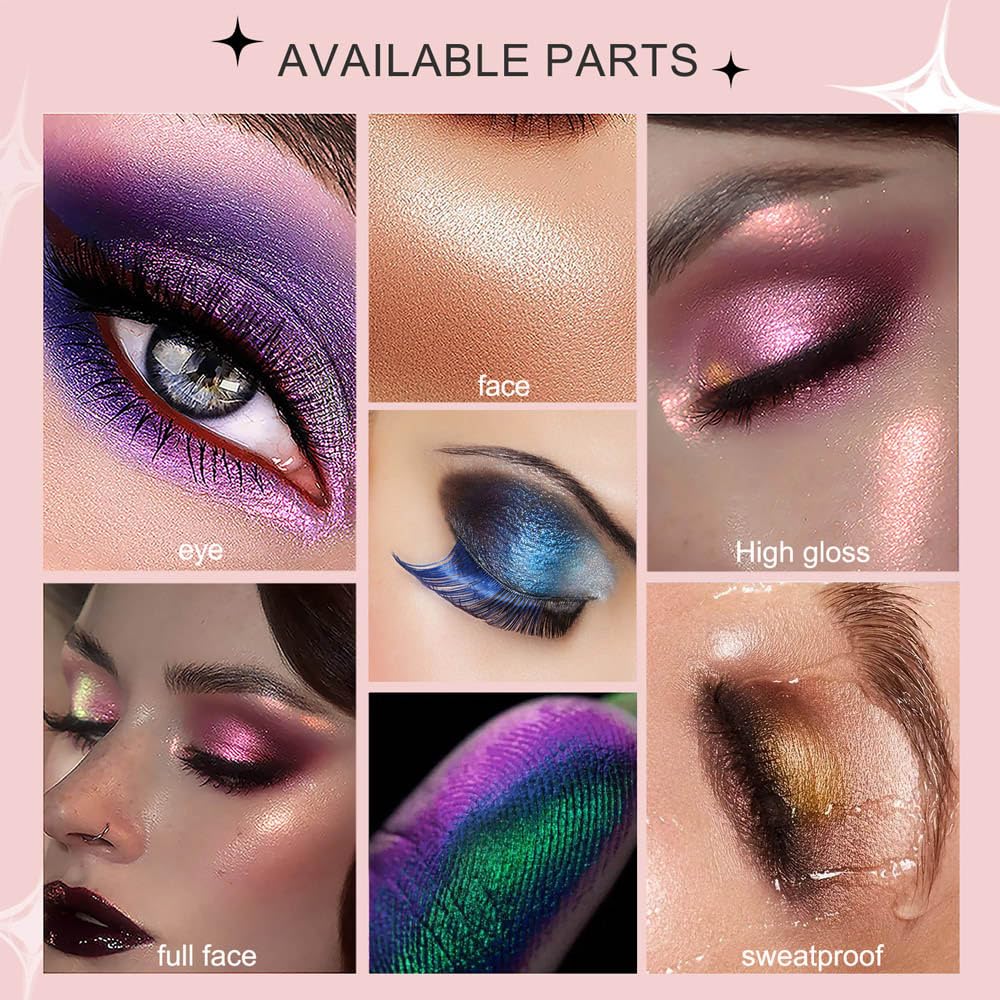 💗 LETZTER TAG – KAUF 1, BEKOMME 1 GRATIS 💗 Doppeltes Chrom‑Lidschattenprodukt