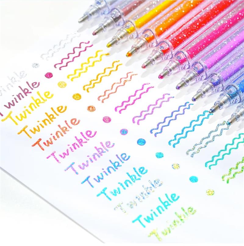 💥 Letzter Tag! Sonderangebot 🎁 Glitzer-Gelstift-Set – für geschmeidiges Schreiben 🎨