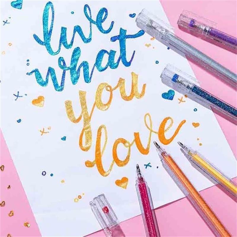 💥 Letzter Tag! Sonderangebot 🎁 Glitzer-Gelstift-Set – für geschmeidiges Schreiben 🎨