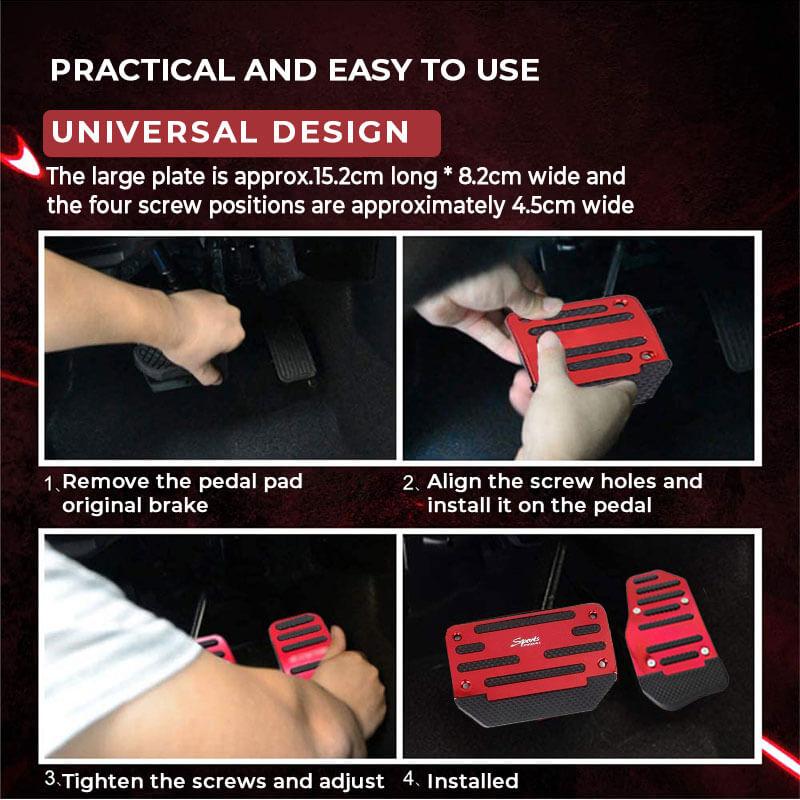 🚗 50 % RABATT! 🔥 Anti-Rutsch-Pedal fürs Auto – Sicherer Halt & einfache Montage, verhindert Abrutschen des Fußes für sicheres Fahren ⚡📦