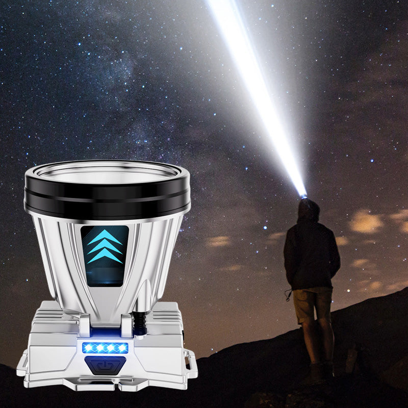 📢📢50 % Rabatt!! ⏰🏕️Superhelle wiederaufladbare Hochleistungs-Stirnlampe🧢Superhelle & wiederaufladbare Stirnlampe mit Hochleistungs-LED für Camping & Abenteuer⚡🔋