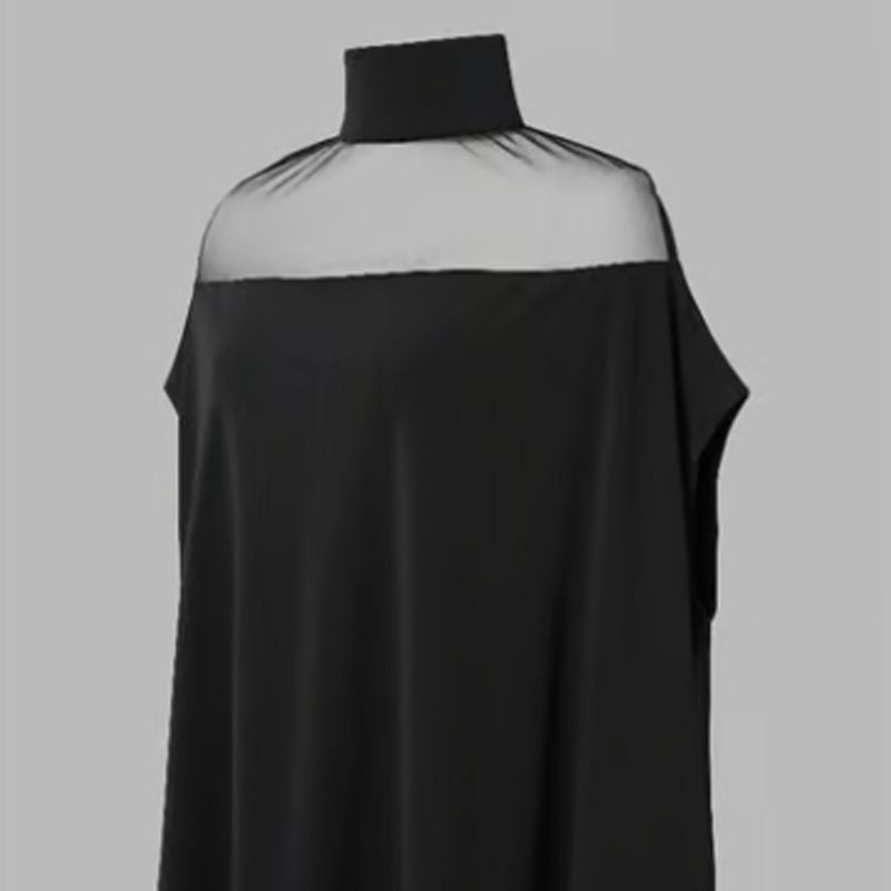 👗 LIMITED-TIME 50% RABATT! Damen Freizeit-Bluse mit hohem Kragen & Fledermausärmeln