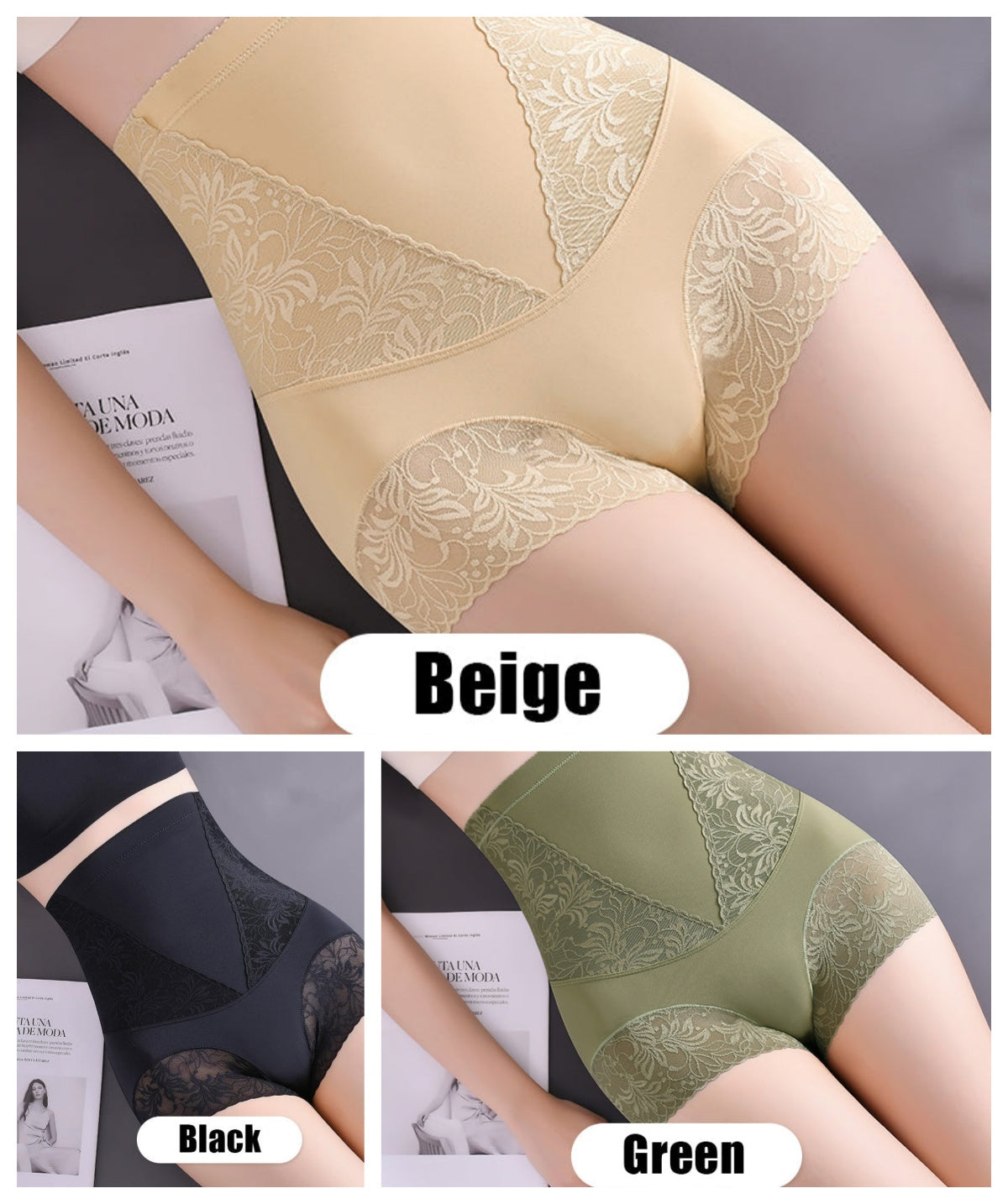 ❤️‍🔥Mejio Hochtaillierte nahtlose Damenunterhose, Bauchkontrolle & Po-Lifting Shapewear✨