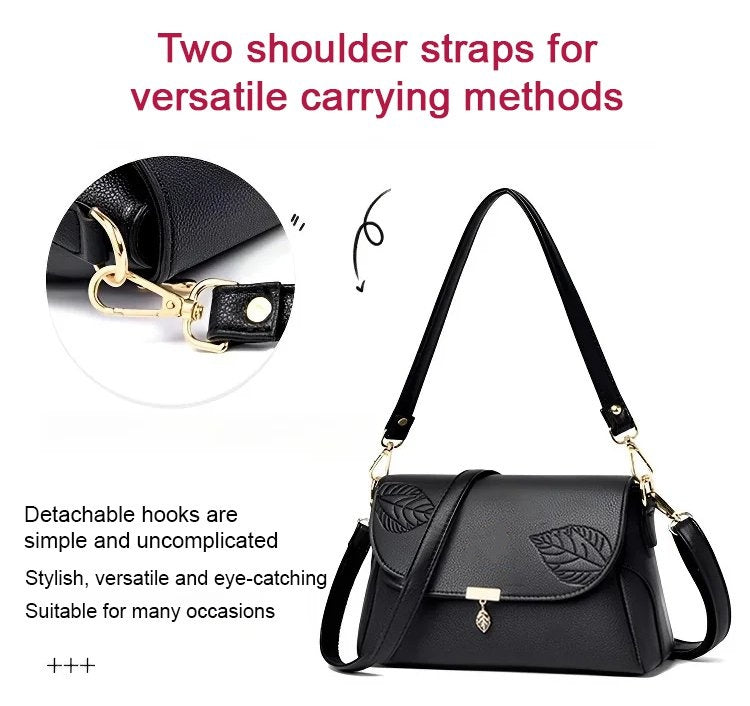 ⏳ 🔥 50% Rabatt  👜🌟 Stilvolle Mehrlagen-Ledertasche für Damen - Hochwertiges Design für Stadt, Reise & jede Gelegenheit! 🎀💝