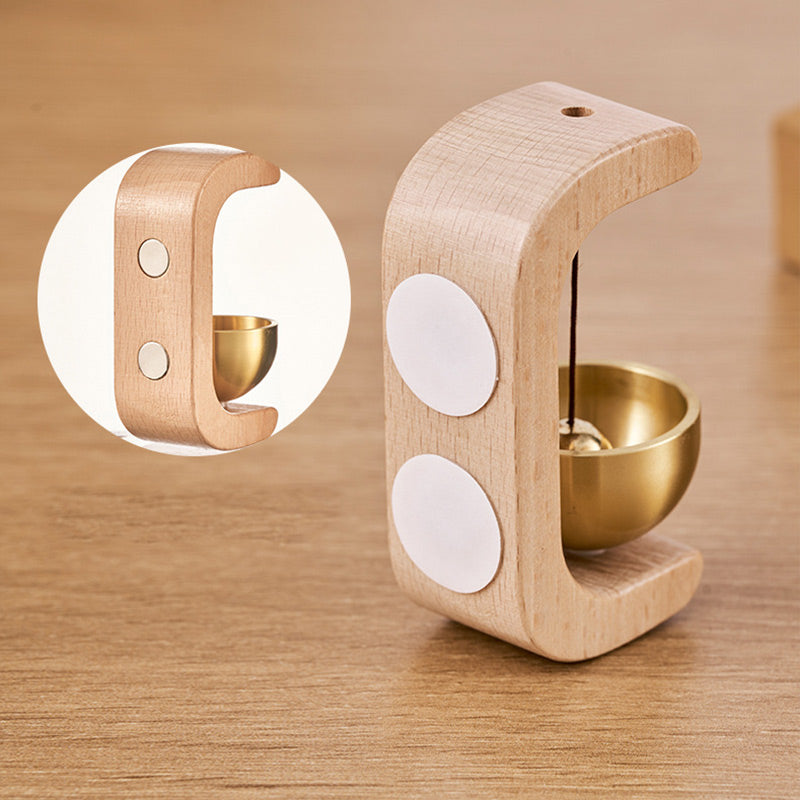 🎐 50 % Rabatt!! 🔔🎵 Magnetische Türklingel aus Holz mit Windspielfunktion 🏡🌸