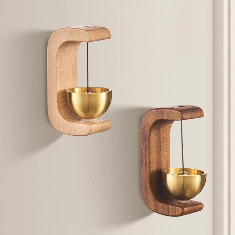 🎐 50 % Rabatt!! 🔔🎵 Magnetische Türklingel aus Holz mit Windspielfunktion 🏡🌸