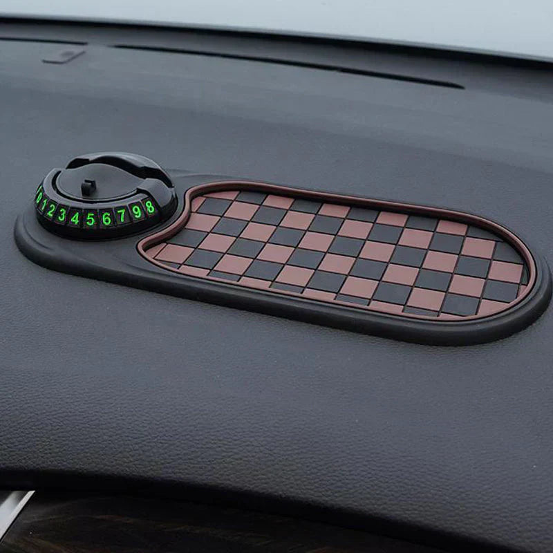 🚗📱 Flexibler Auto-Handyhalter mit rutschfester Unterlage – Sichere Navigation & optimale Griffigkeit für jede Fahrt! 🔥✨
