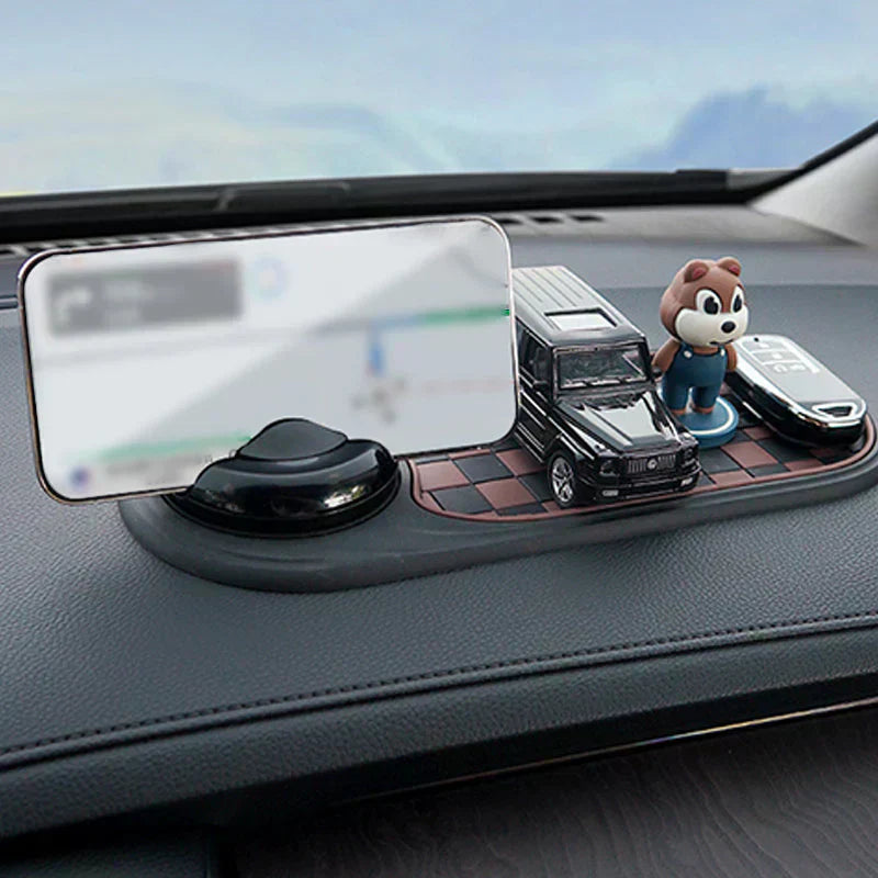 🚗📱 Flexibler Auto-Handyhalter mit rutschfester Unterlage – Sichere Navigation & optimale Griffigkeit für jede Fahrt! 🔥✨
