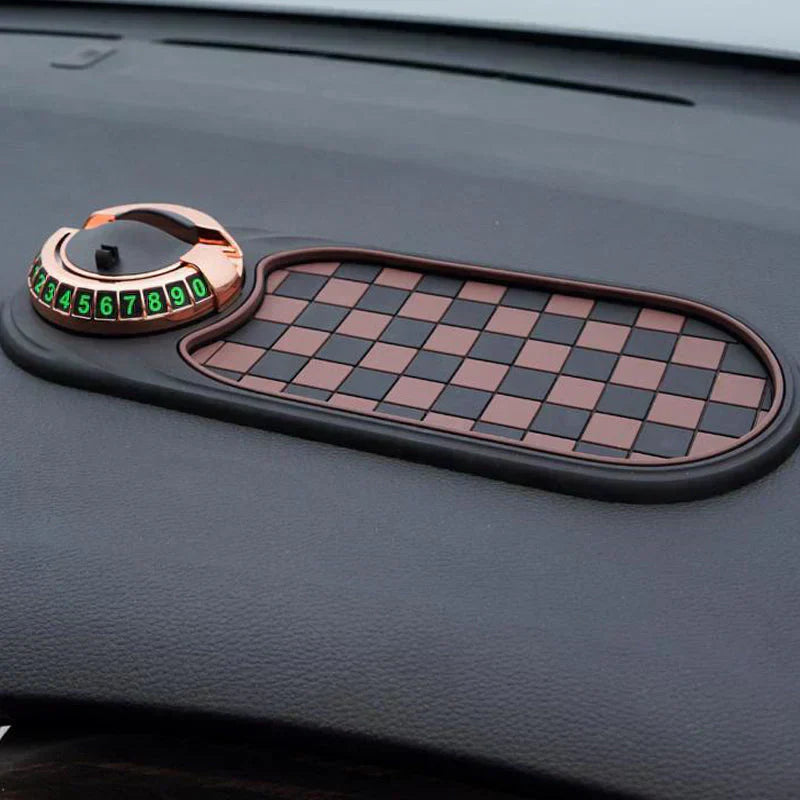 🚗📱 Flexibler Auto-Handyhalter mit rutschfester Unterlage – Sichere Navigation & optimale Griffigkeit für jede Fahrt! 🔥✨