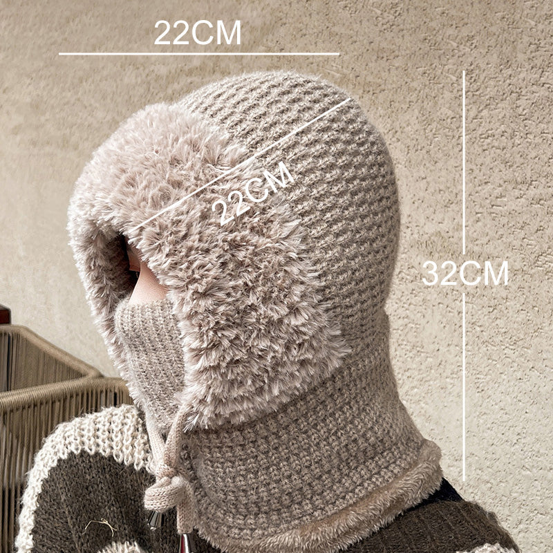 🔥Limited time 50% off🔥3-in-1 Fleecegefütterte Mütze und Schal für Damen