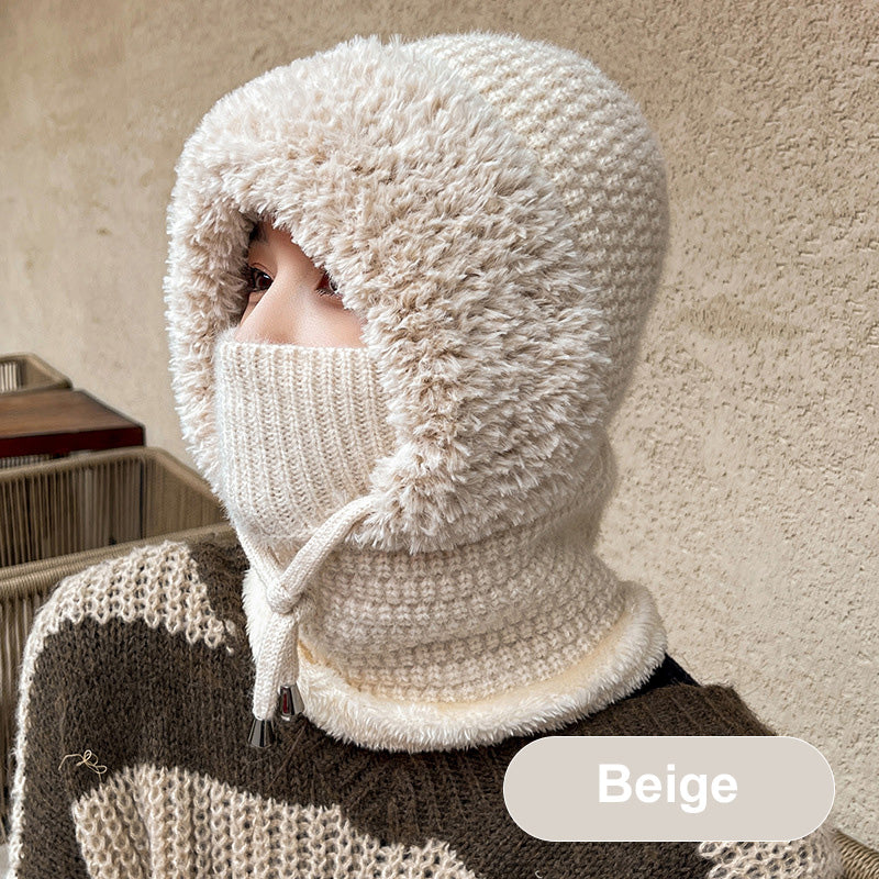 🔥Limited time 50% off🔥3-in-1 Fleecegefütterte Mütze und Schal für Damen