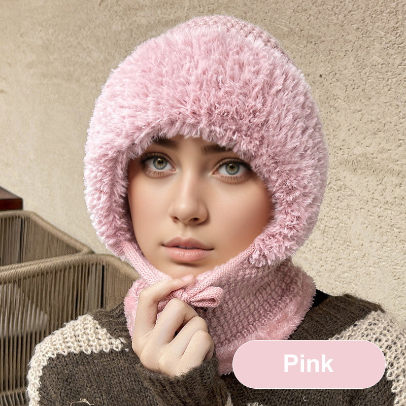 🔥Limited time 50% off🔥3-in-1 Fleecegefütterte Mütze und Schal für Damen