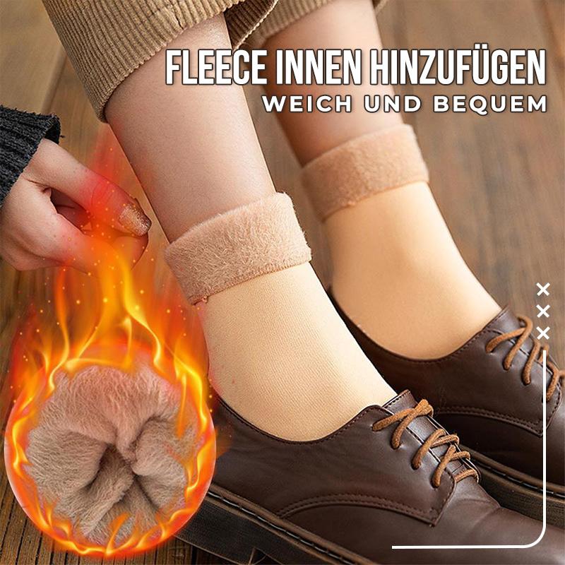 ⏳ Begrenzte Sonderaktion: 50% Rabatt – nur 2,77 € pro Paar im Bulk-Deal! 🧦 Frauen Warme Super Weiche Plüschsocke