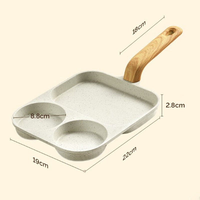 ⏳Zeitlich begrenztes Sonderangebot – 🎁50 % Rabatt💥⏰3-in-1-Antihaftpfanne mit geteiltem Deckel