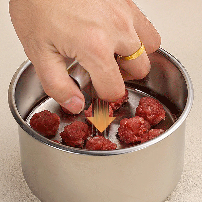 ⏰ 50% Rabatt limitiert! Ab nur 11,99 Euro! 🔥🔥Ein Muss für Ihre Küche zu Hause🍡 Fleischbällchenform aus Edelstahl