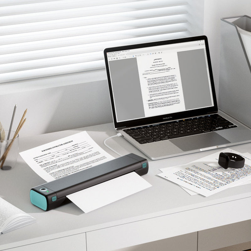 🖨️ D810 Tragbarer Bluetooth-Thermodrucker – Ideal für Tattoo-Studios, Büros und mobiles Drucken 🔥📱