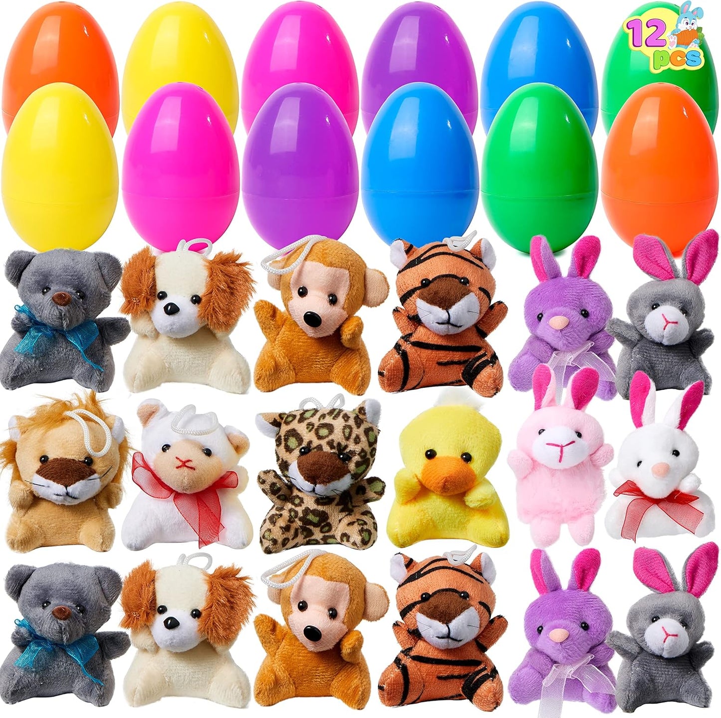 📢📢50 % Rabatt!! ⏰🎀 Mit Plüschtieren gefüllte Ostereier 🎁🎁🎁 Diese sind voller Überraschungen und eine tolle Wahl!🥳