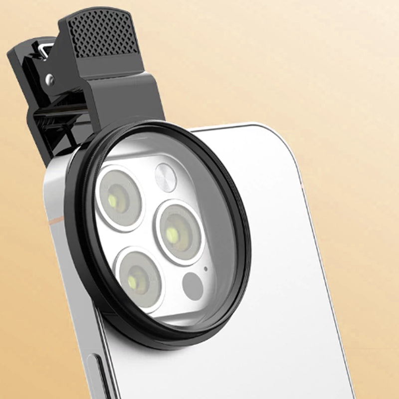 📱🔥 Kurzzeit-Angebot: Clip-On Objektiv 50% günstiger.✨ 52mm Clip-on CPL Telefon Kamera Objektiv Filter Kit
