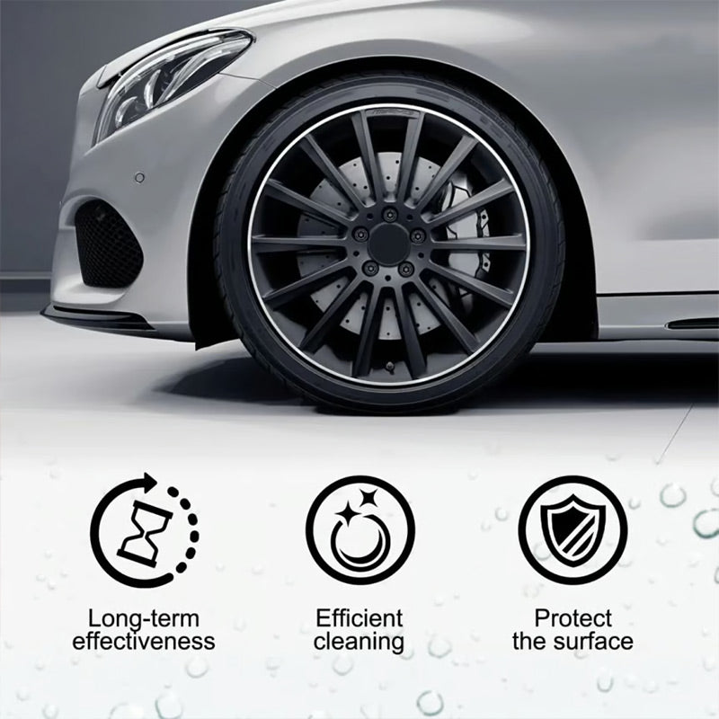 📢📢50 % Rabatt!! ⏰🚗 Vielseitige dauerhafte hydrophobe Reinigungs- und Polierpaste für Autoreifen | Abriebfest | Fleckenabweisend | Glänzender Effekt✨