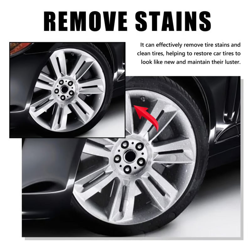 📢📢50 % Rabatt!! ⏰🚗 Vielseitige dauerhafte hydrophobe Reinigungs- und Polierpaste für Autoreifen | Abriebfest | Fleckenabweisend | Glänzender Effekt✨