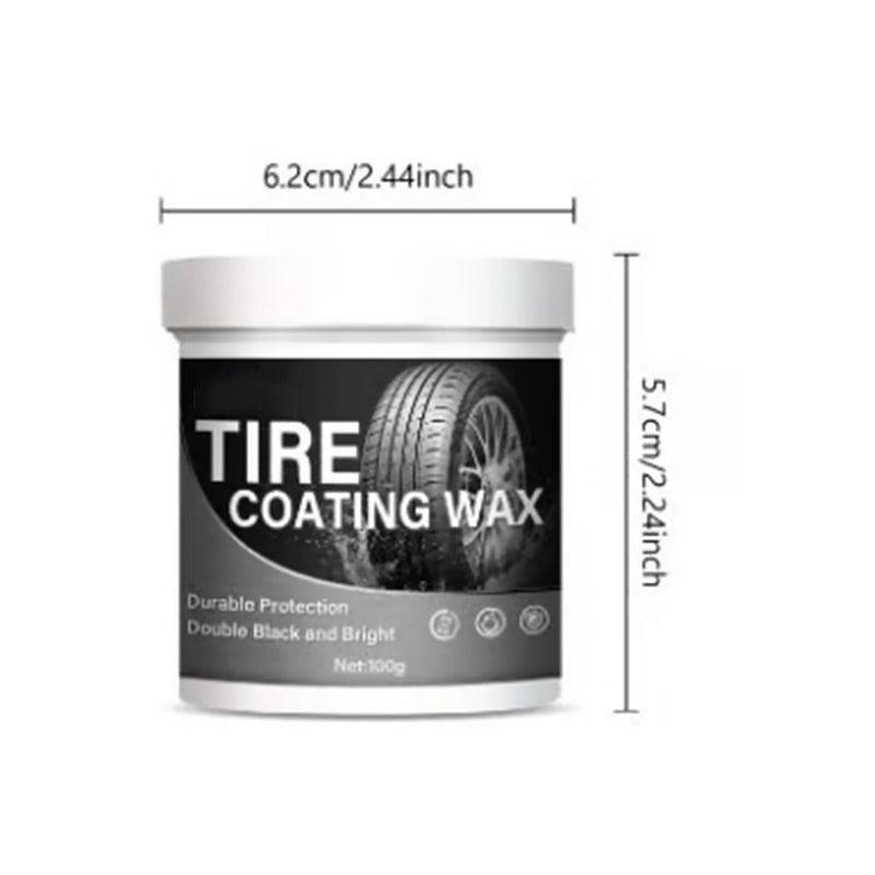 📢📢50 % Rabatt!! ⏰🚗 Vielseitige dauerhafte hydrophobe Reinigungs- und Polierpaste für Autoreifen | Abriebfest | Fleckenabweisend | Glänzender Effekt✨