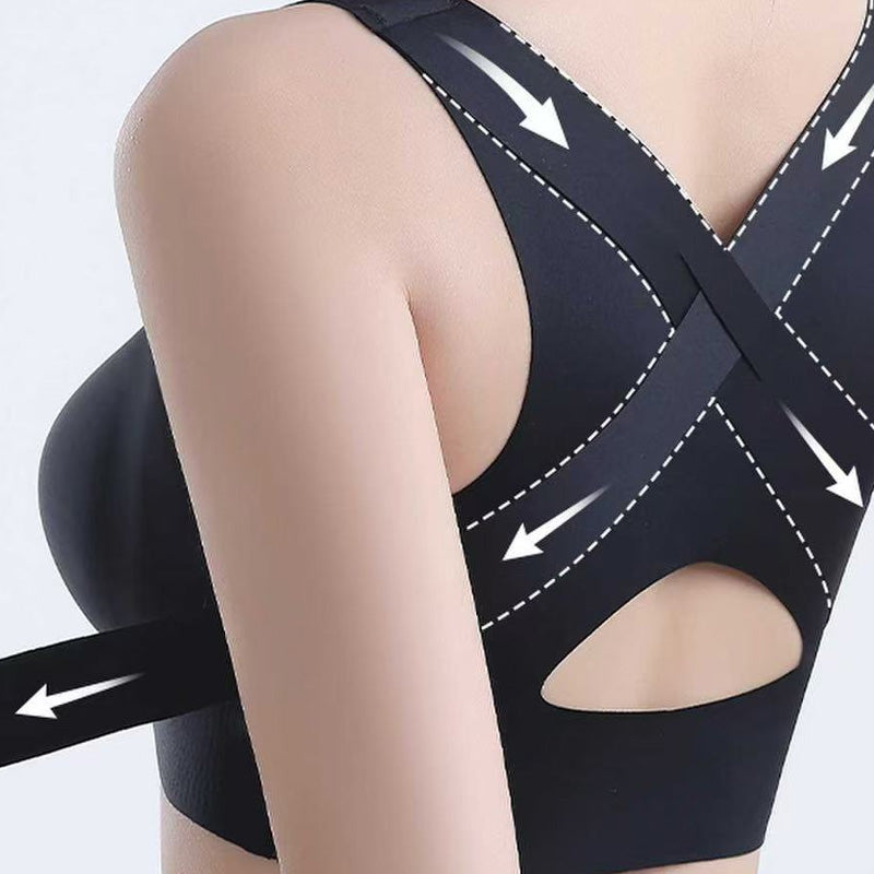 📢📢50 % Rabatt!! ⏰✨ Nahtloser Stütz-BH für Damen mit Verschluss vorne ✨ Unterstützt den Rücken und formt eine gesunde Haltung