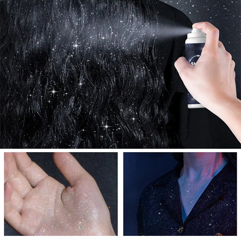 💃✨Glitzer-Spray für Haar & Körperr | Ideal für Partys, Festivals, Karneval & besondere Anlässe