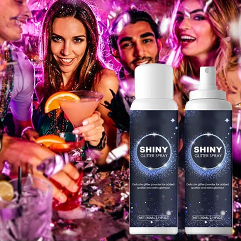 💃✨Glitzer-Spray für Haar & Körperr | Ideal für Partys, Festivals, Karneval & besondere Anlässe