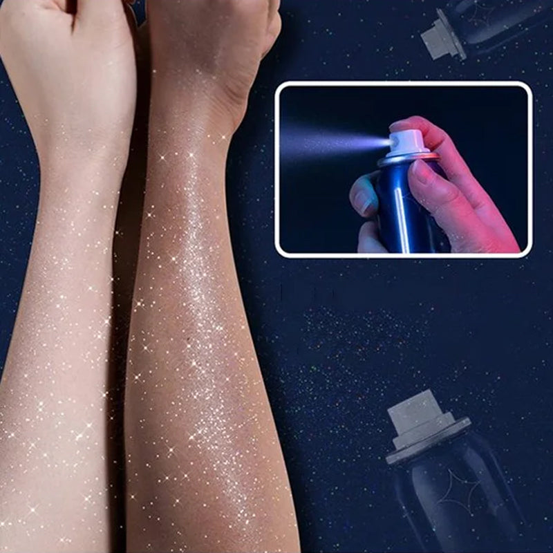 💃✨Glitzer-Spray für Haar & Körperr | Ideal für Partys, Festivals, Karneval & besondere Anlässe