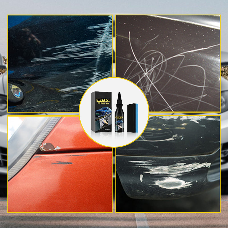 🔥2+1 GRATIS!!🚗Effektiver Autokratzer-Entferner mit Schwamm