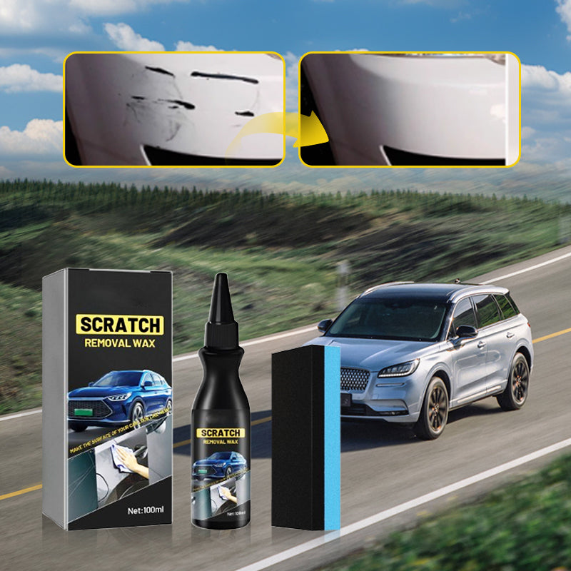 🔥2+1 GRATIS!!🚗Effektiver Autokratzer-Entferner mit Schwamm