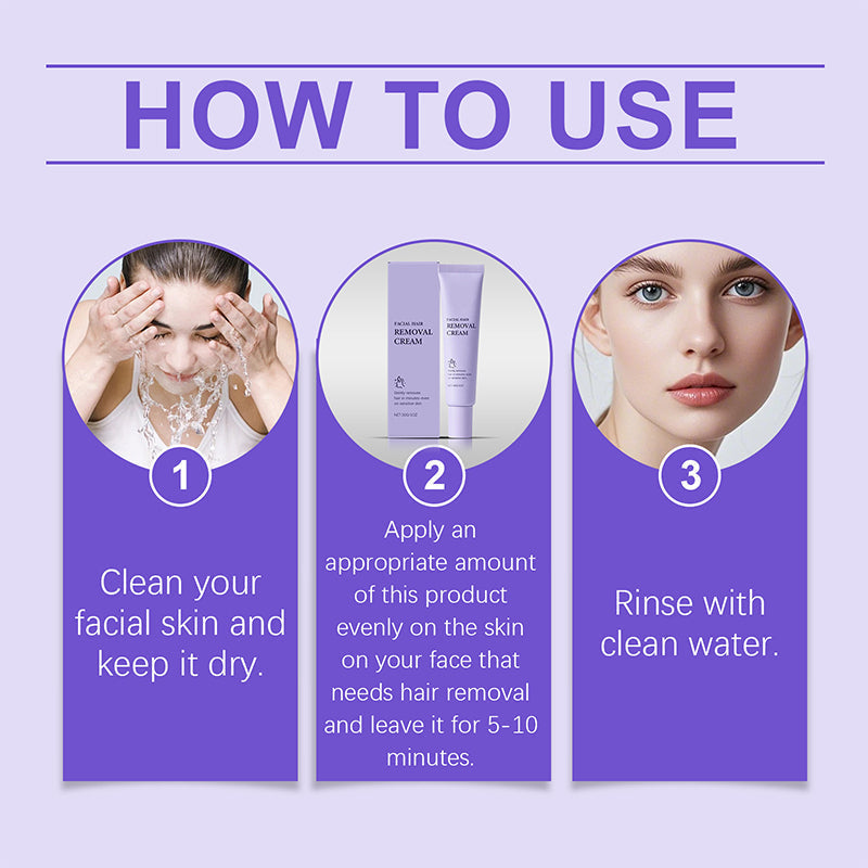 📢📢 2+1 GRATIS!! 🌸🌸Sanfte Haarentfernungscreme für Körper & Gesicht