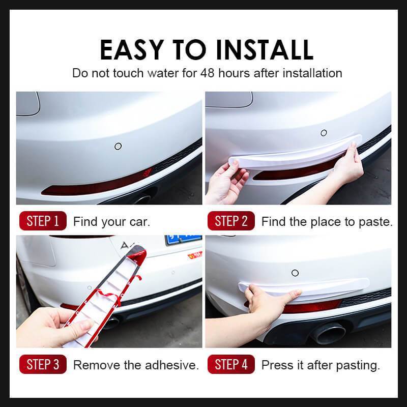🔥 50% RABATT!!【MEHR KAUFEN, MEHR SPAREN】Bestseller-Set 💓 Anti-Kollision Auto Stoßstangenschutz Streifen