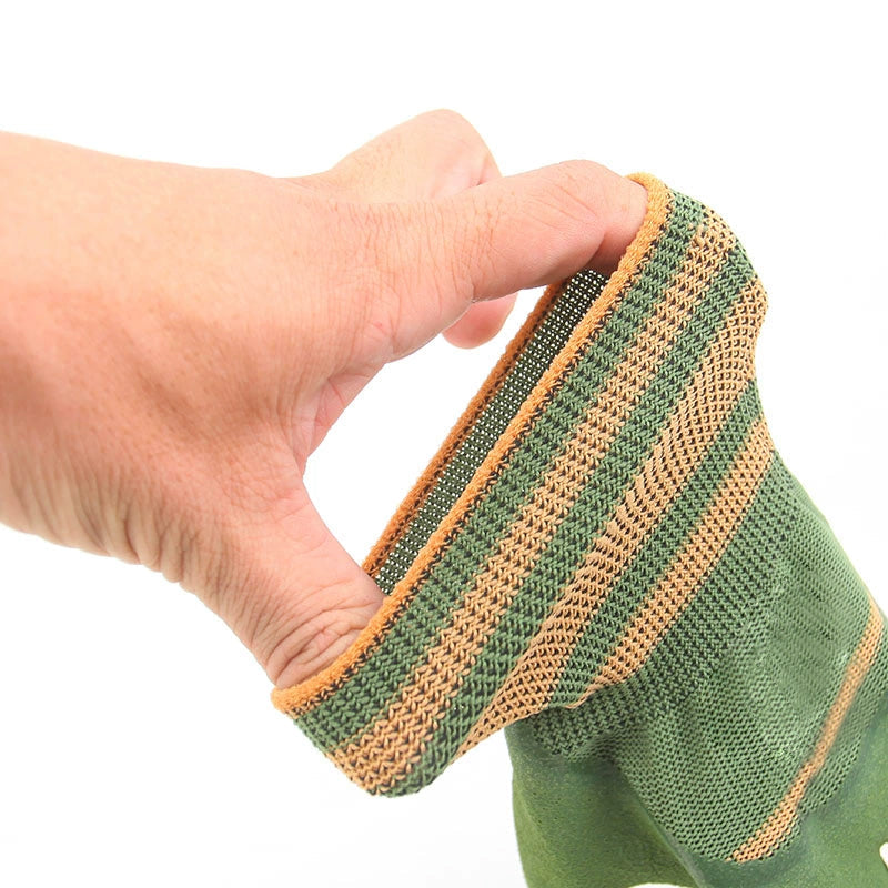 🌱 Gummibeschichtete Arbeitshandschuhe mit Strickbund 🧤